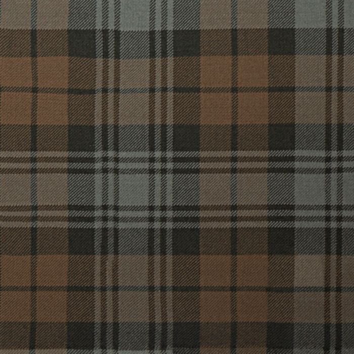 Black Watch Weathered Tartan Fabric