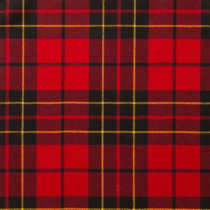 Brodie Red Modern Tartan Fabric