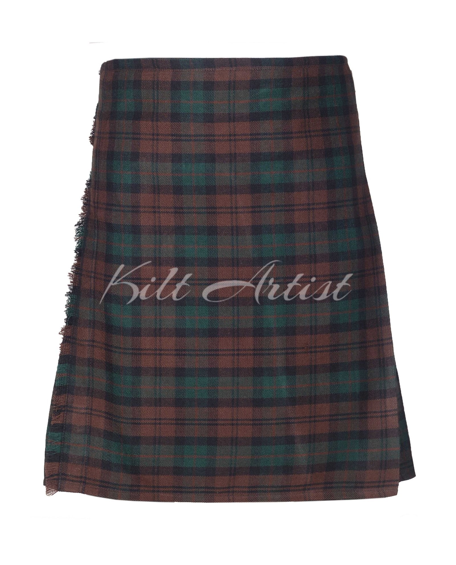 Brown Watch Tartan 8 Yard Kilt