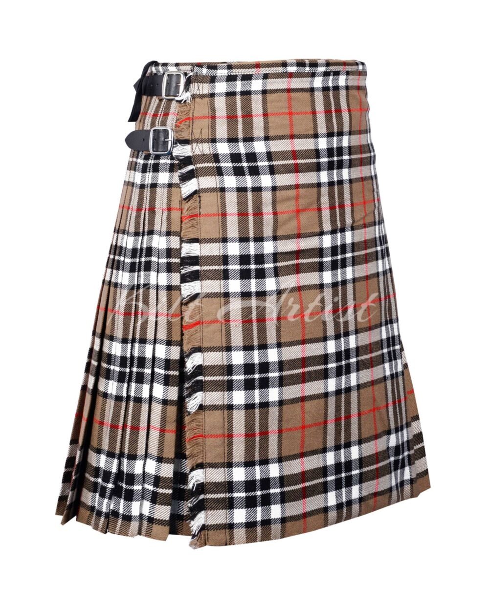 Camel Thompson Tartan 8 Yard Kilt