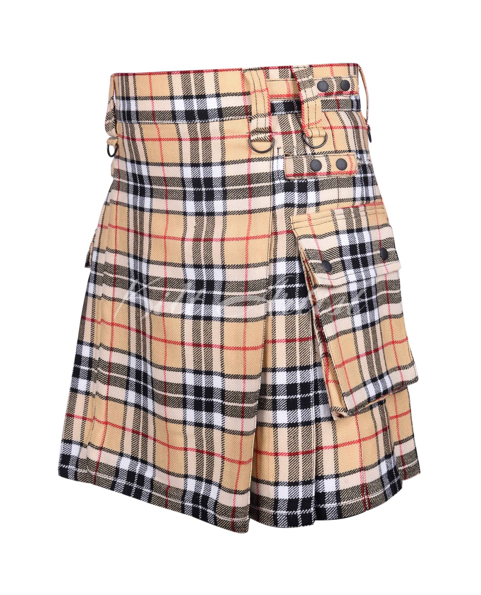 Camel of Thomson Tartan Utility Kilt
