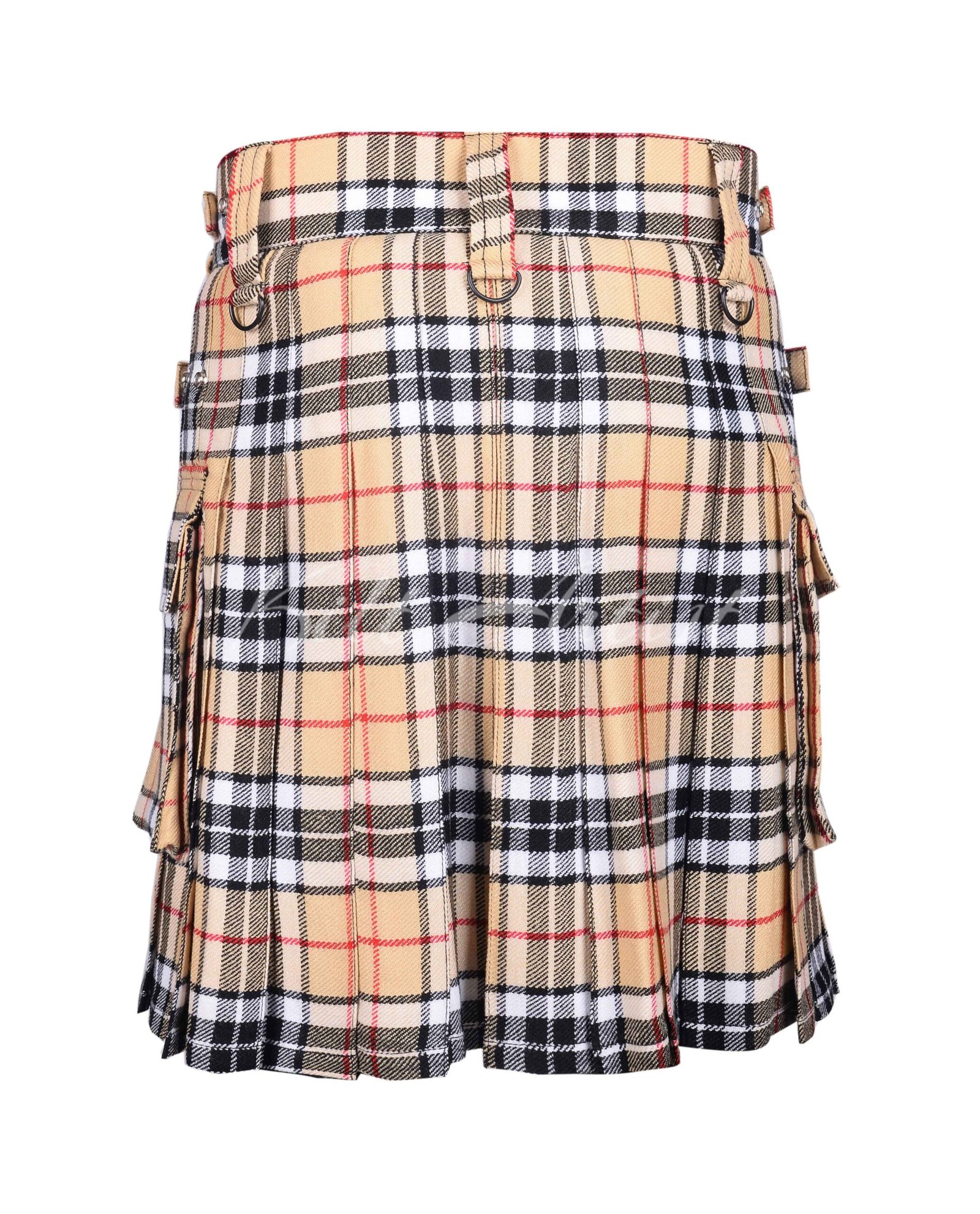 Camel of Thomson Tartan Utility Kilt