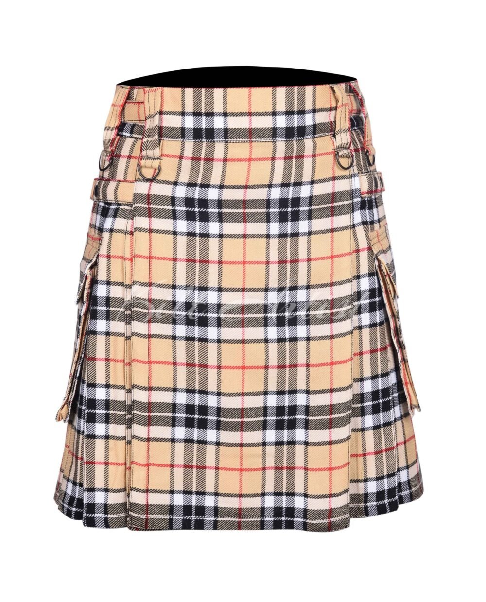 Camel of Thomson Tartan Utility Kilt