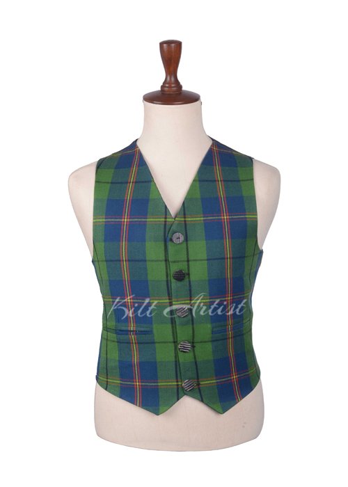 Carmichael Tartan Argyll Waistcoat