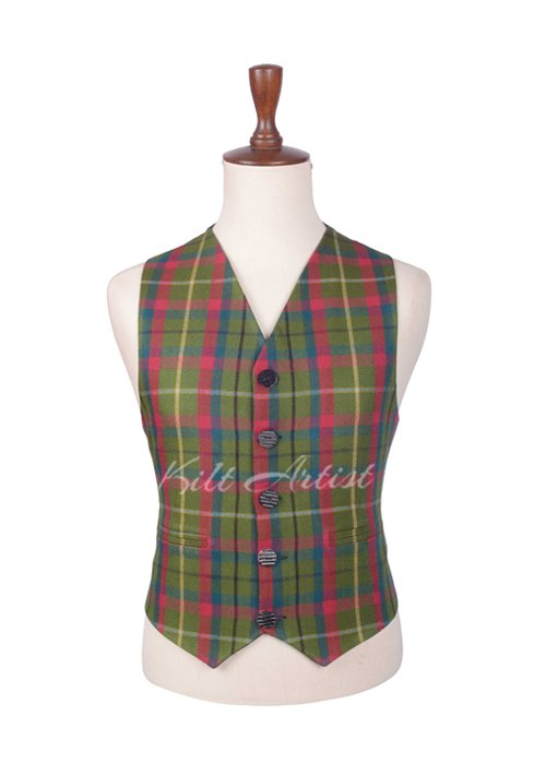 County Mayo Tartan Argyll Waistcoat