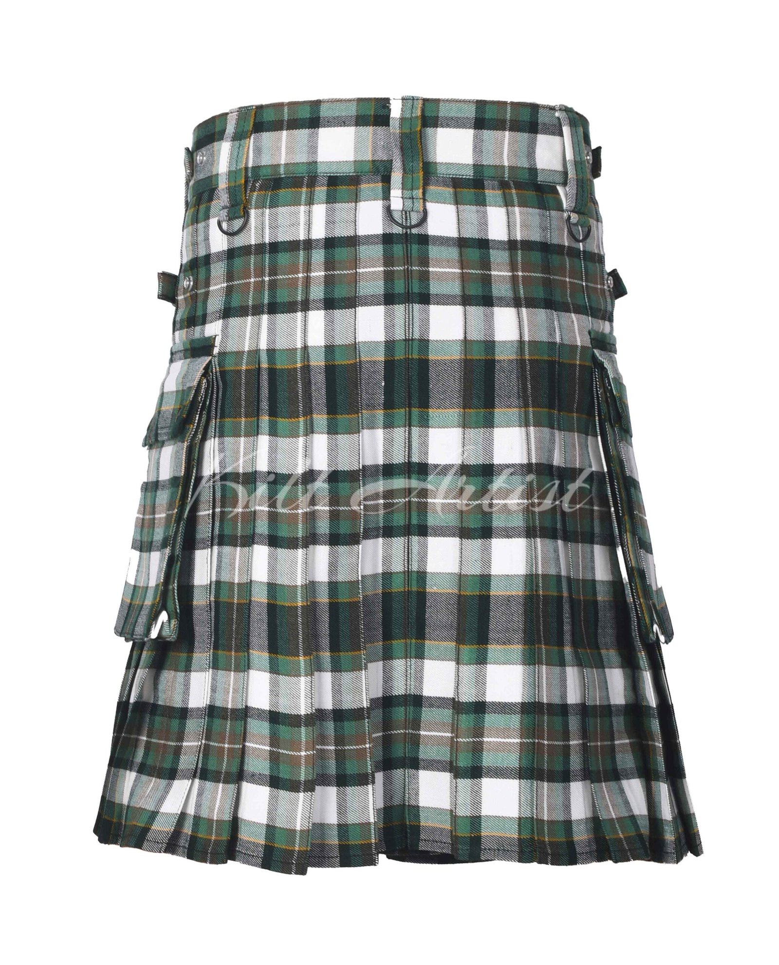 Drummond of Perth Dress Green Tartan Utility Kilt