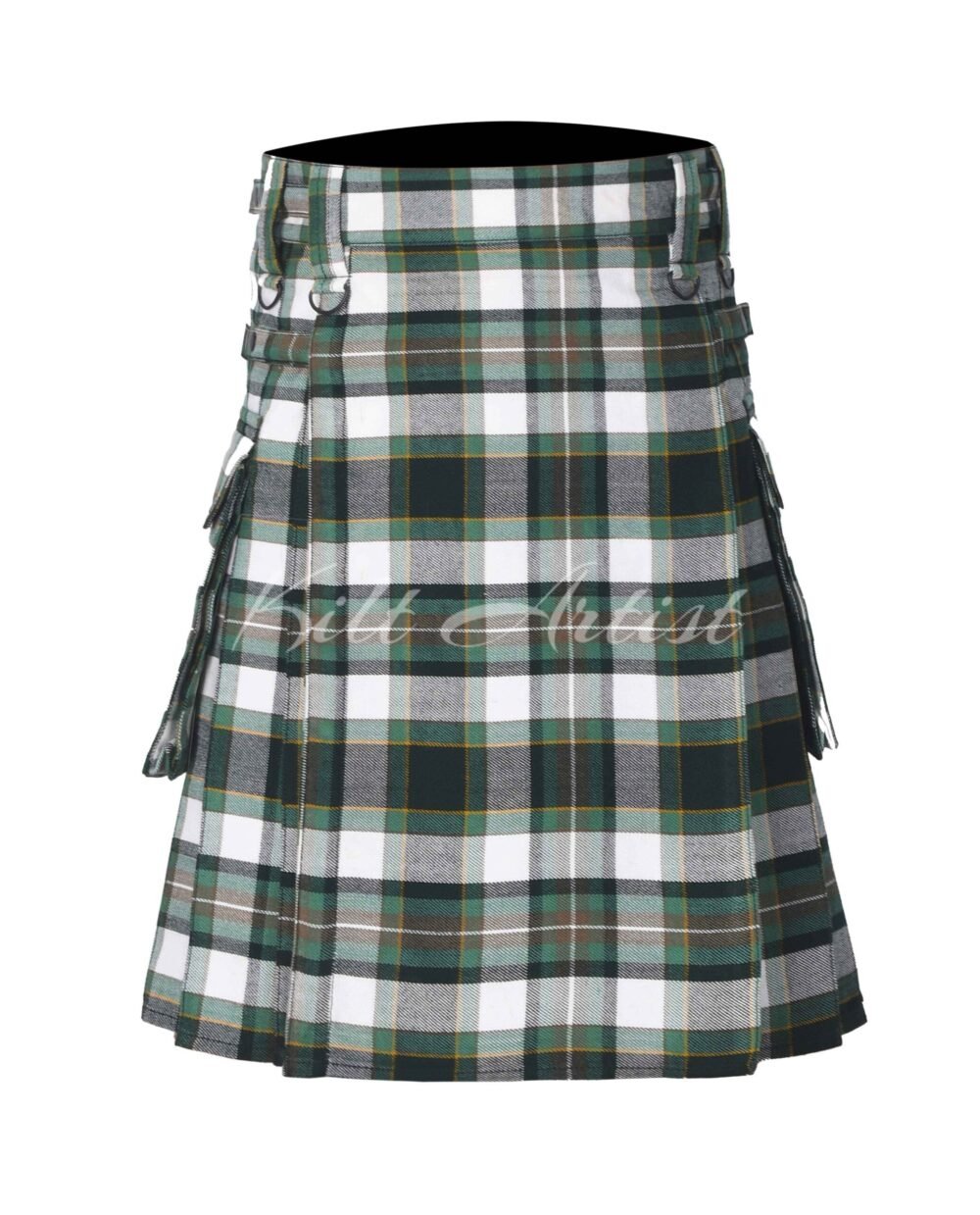 Drummond of Perth Dress Green Tartan Utility Kilt