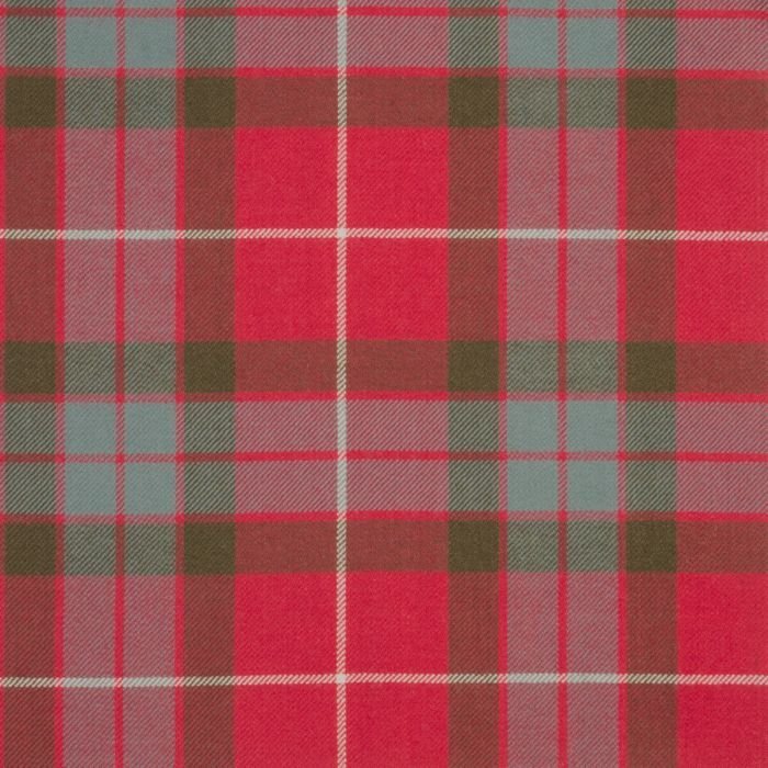 Fraser Red Weathered Tartan Fabric