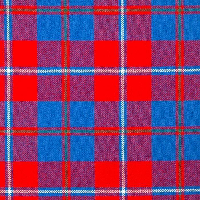 Galloway Red Modern Tartan Fabric