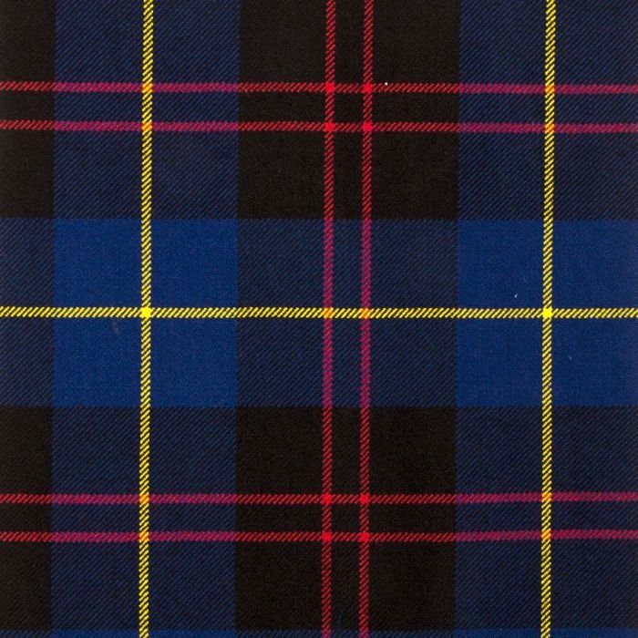 Gordon Blue Tartan Fabric