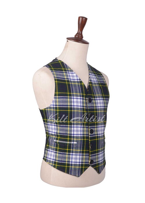 Gordon Dress Tartan Argyll Waistcoat - Image 2