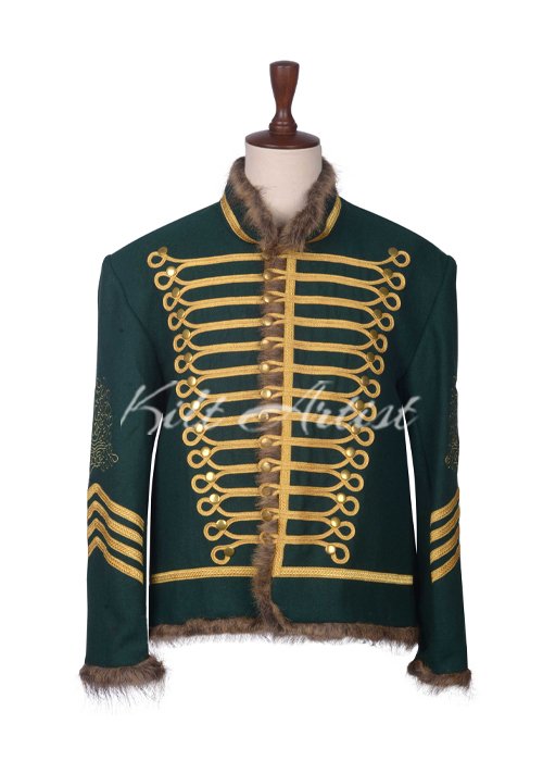 Green Wool Military Jacket