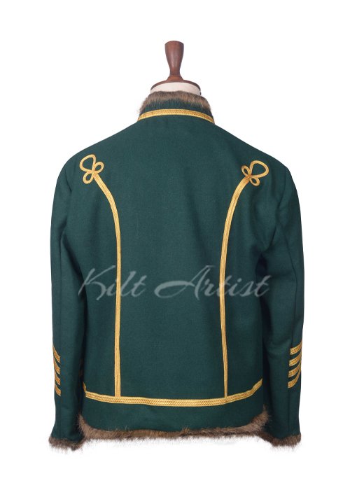 Green Wool Military Jacket