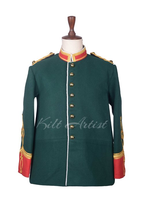 Green Wool Military War Jacket