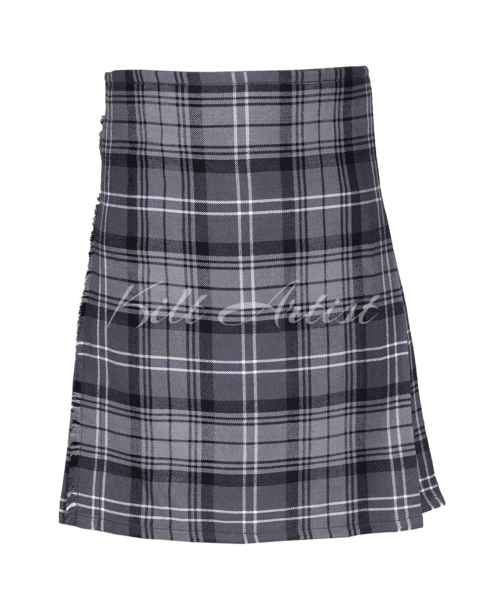 Hamilton Grey Tartan 8 Yard Kilt