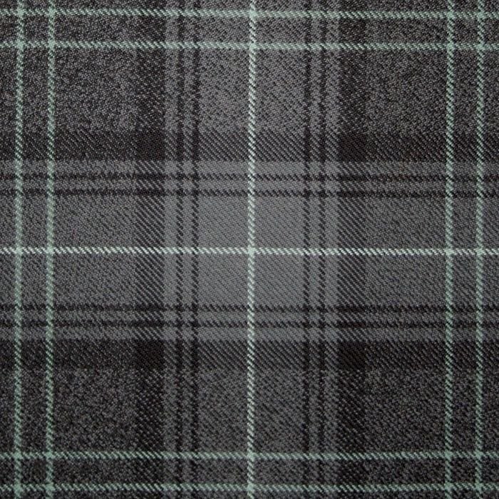Highland Granite Sage Tartan Fabric