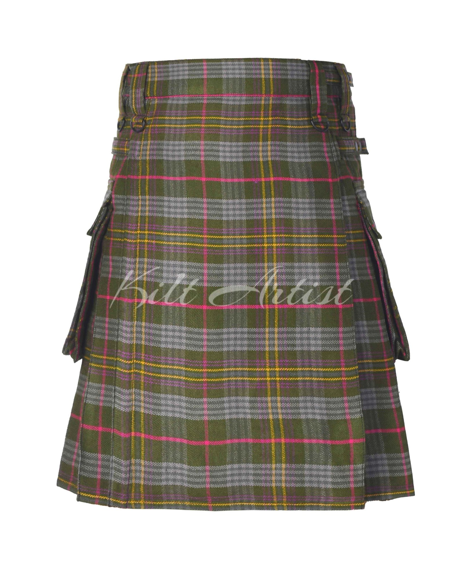 Kennedy Weathered Tartan Utility Kilt