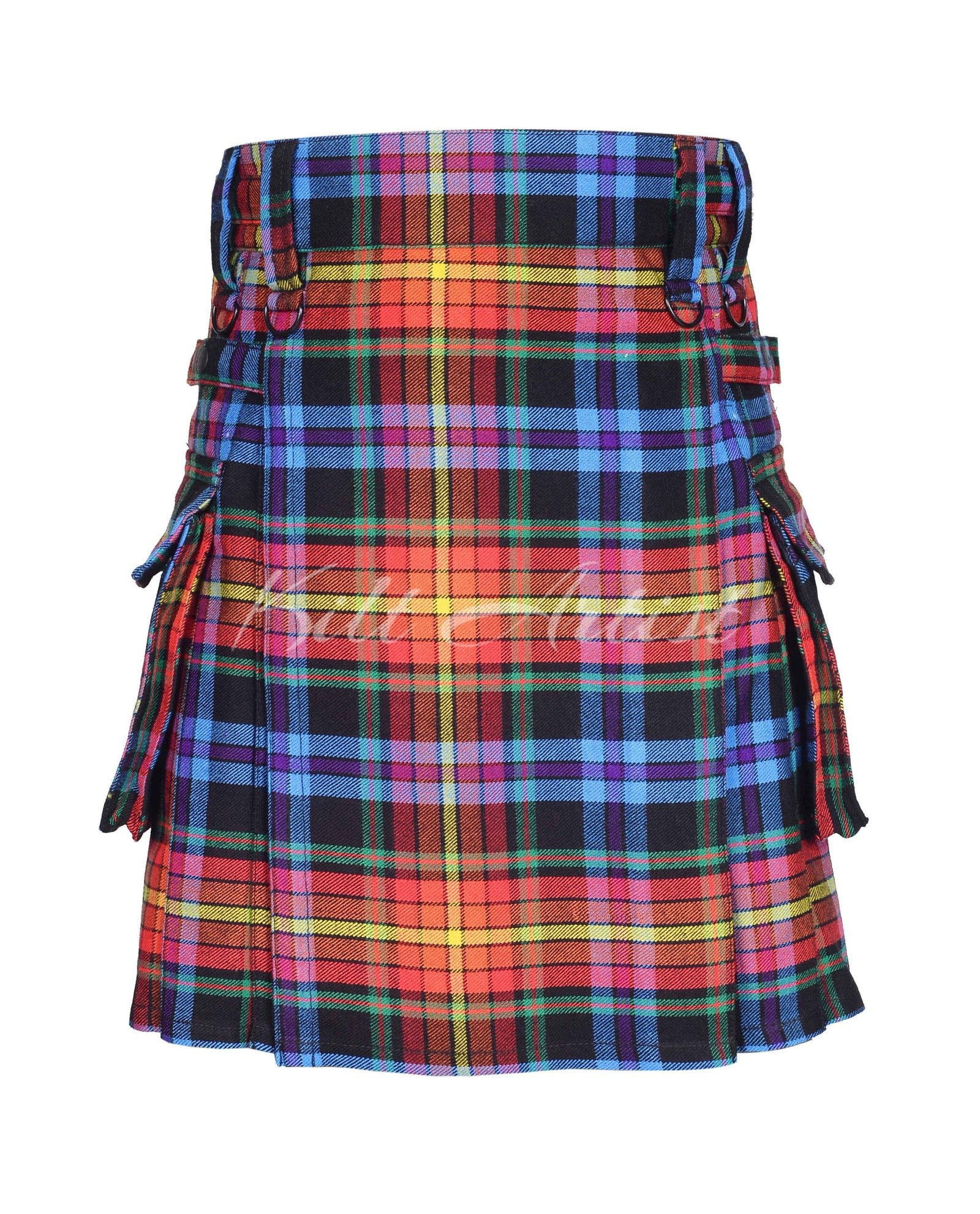 LGBTQ Pride Tartan Utility Kilt
