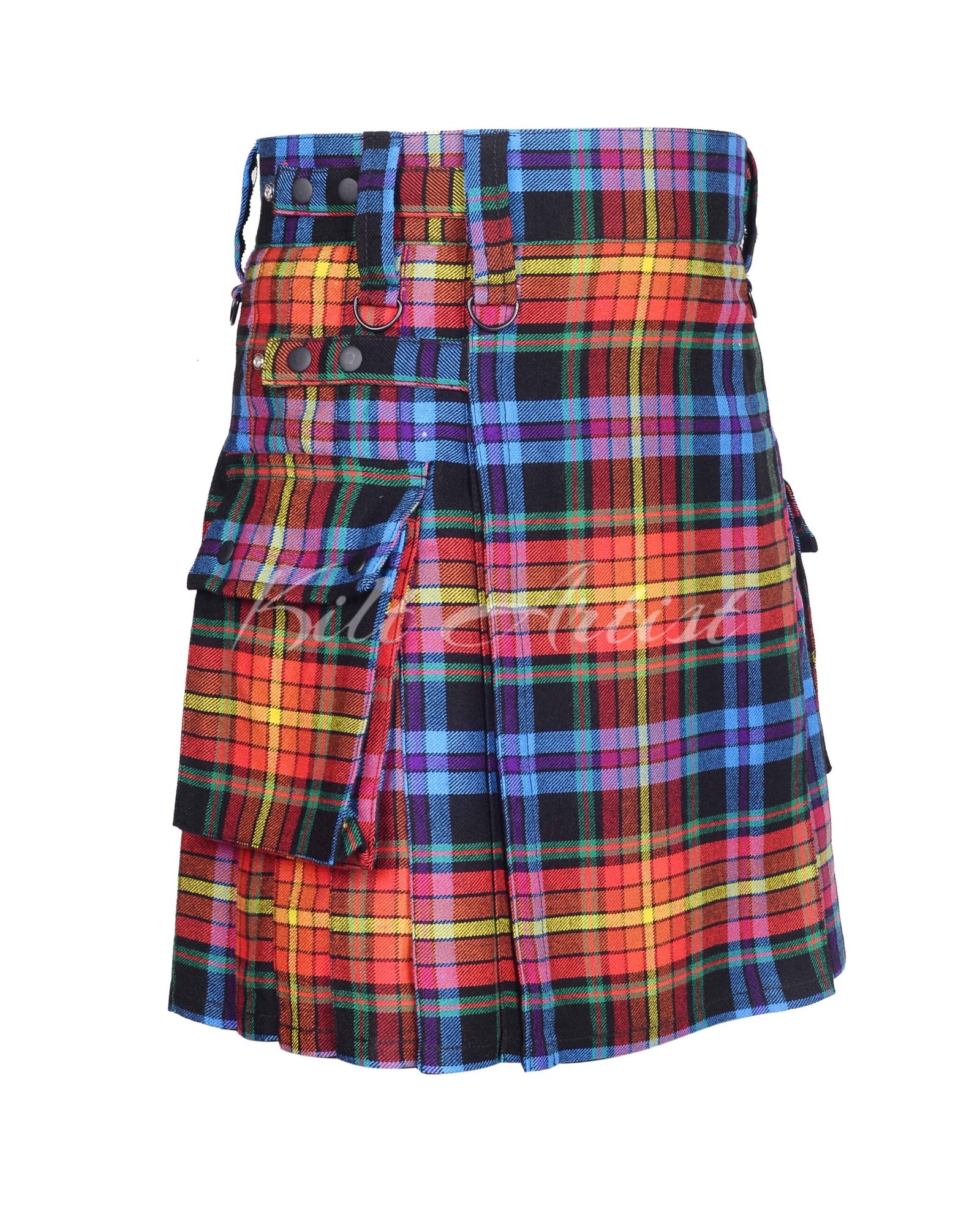 LGBTQ Pride Tartan Utility Kilt