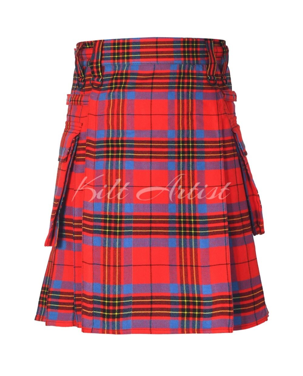 Leslie Red Ancient Tartan Utility Kilt