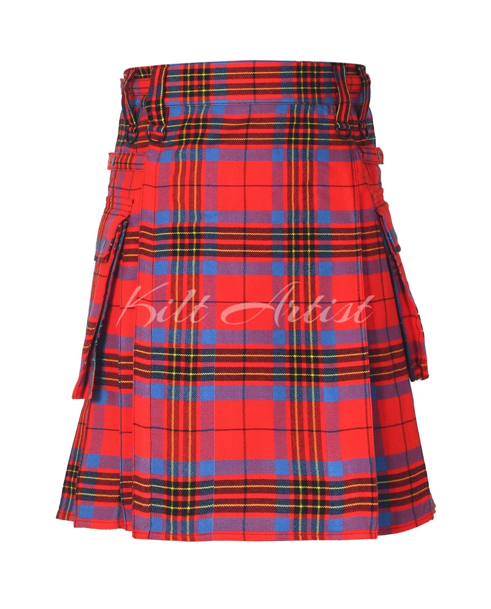 Leslie Red Ancient Tartan Utility Kilt