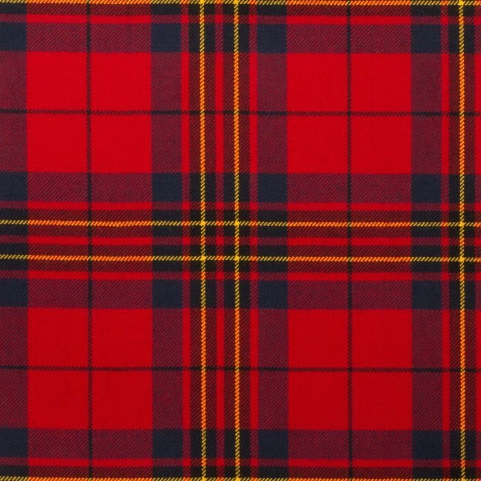 Leslie Red Modern Tartan Fabric