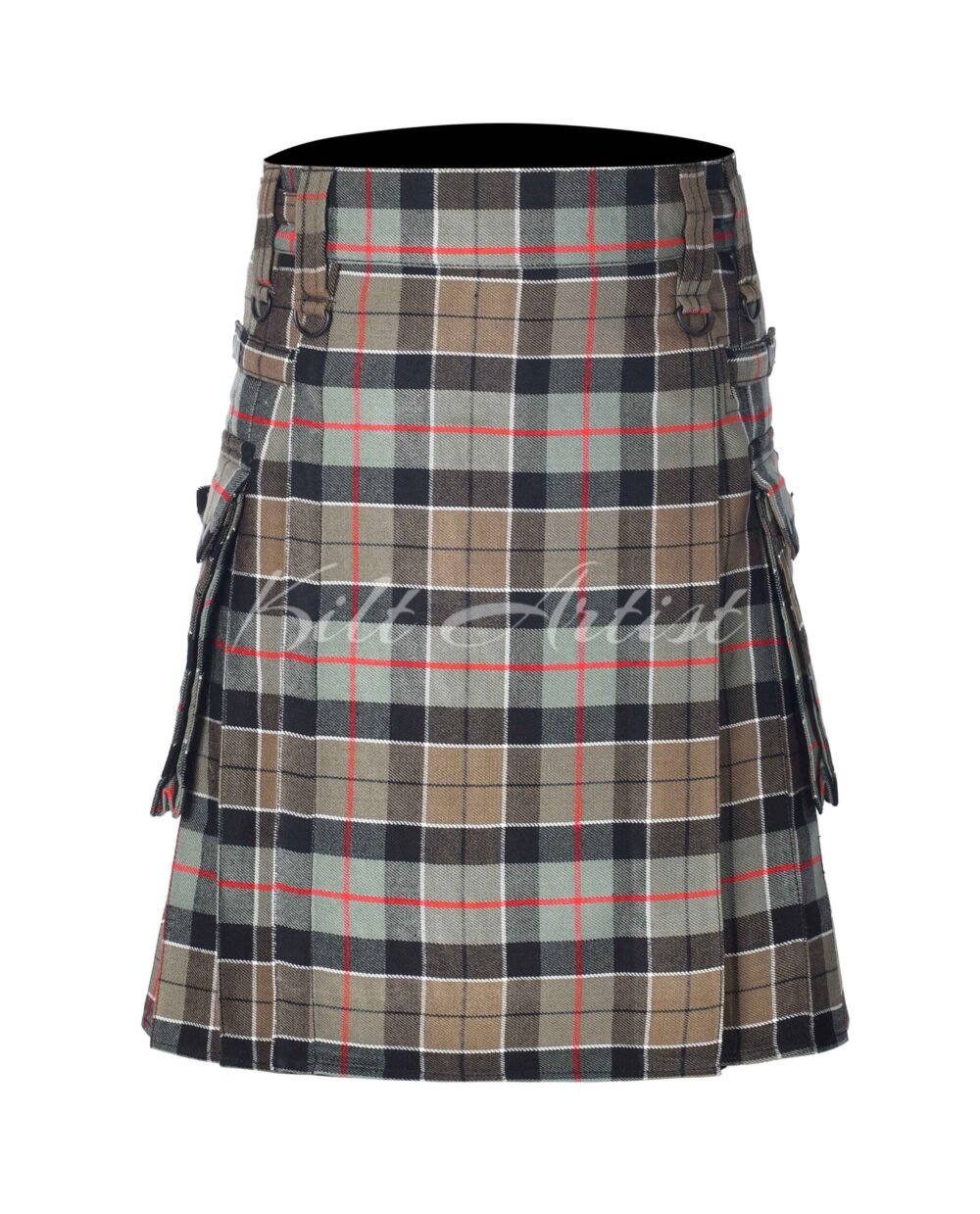 Leslie Weathered Tartan Utility Kilt