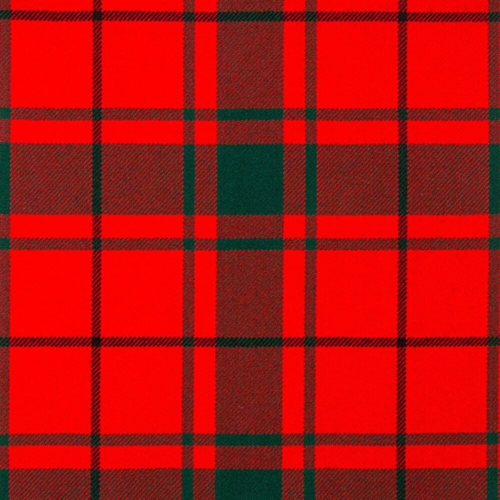 MacDonald of the Isles Red Modern Tartan Fabric