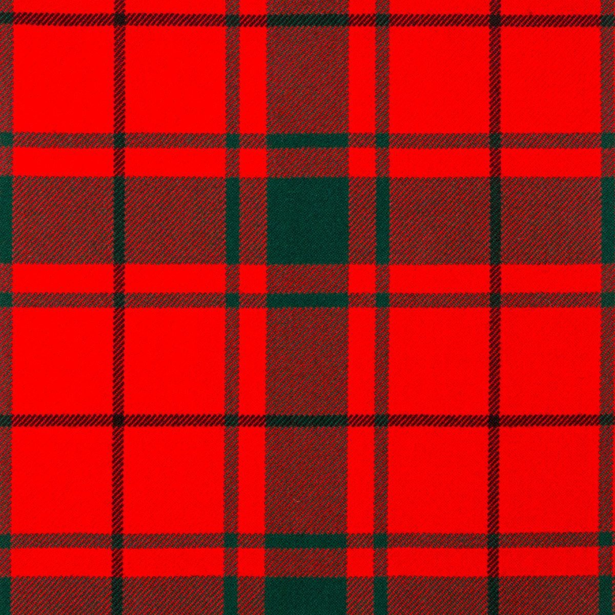 MacDonald of the Isles Red Modern Tartan Fabric