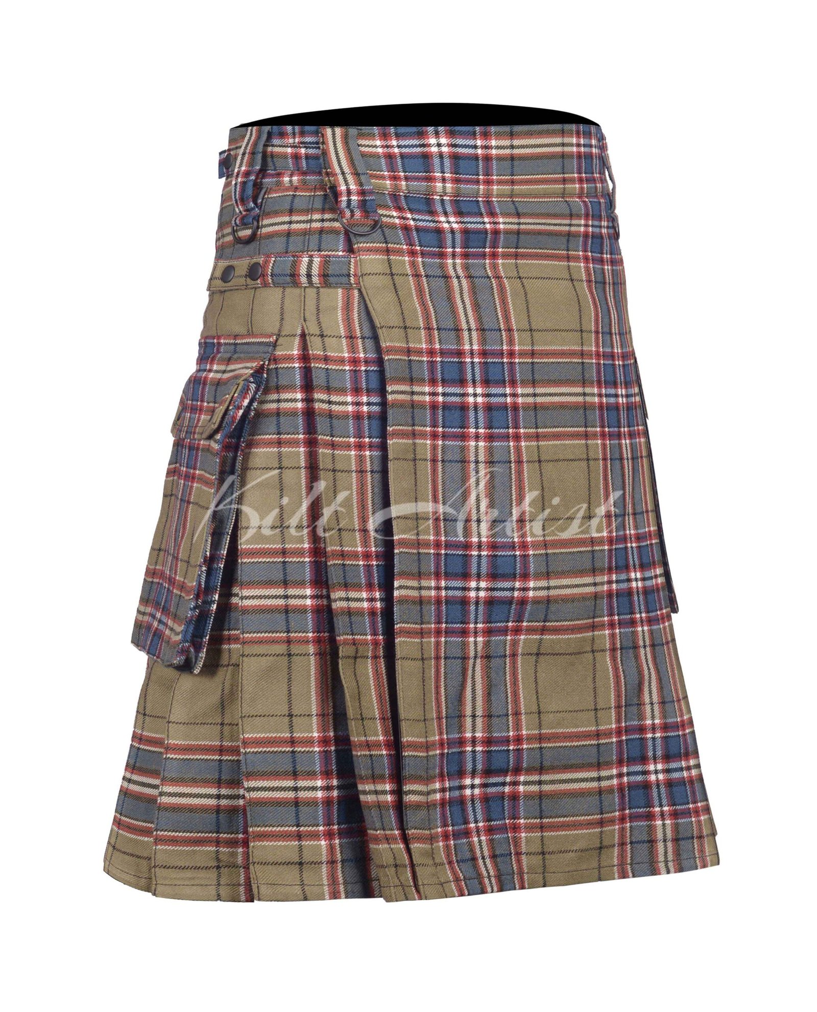 Macfarlane Hunting Ancient Weathered Tartan Utility Kilt