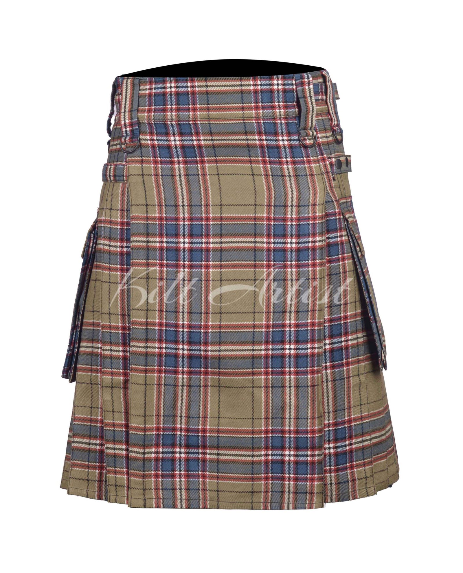 Macfarlane Hunting Ancient Weathered Tartan Utility Kilt