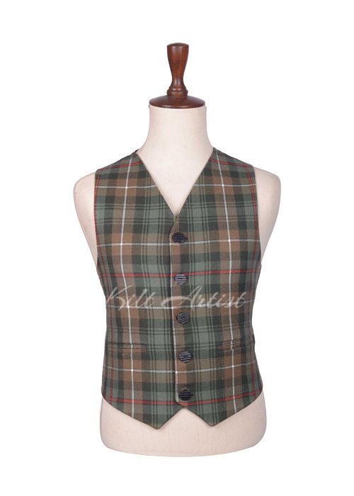 Mackenzie Weathered Tartan Argyll Waistcoat