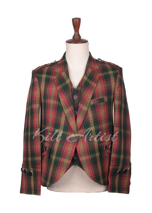 Maple Leaf Tartan Argyll Jacket