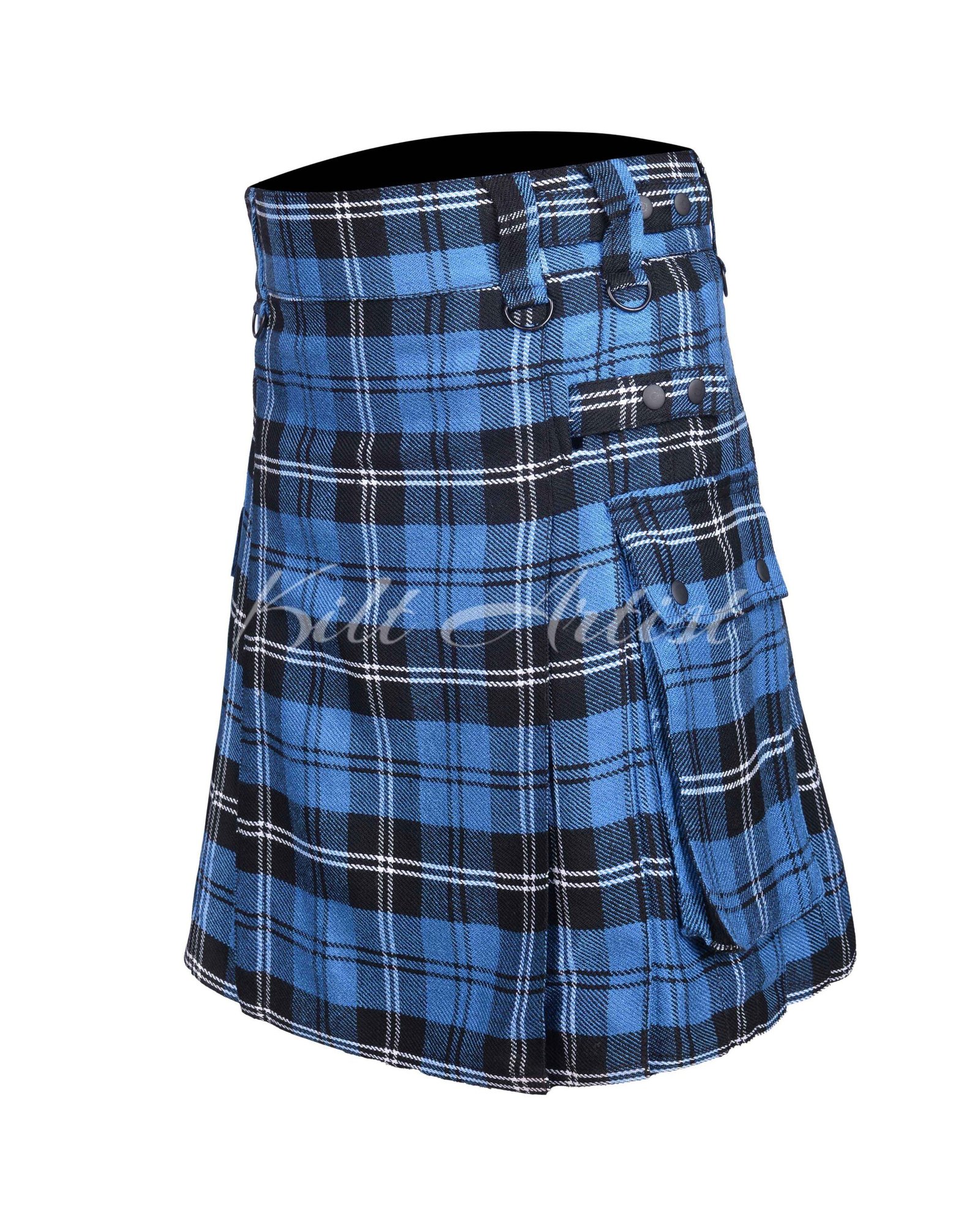 Ramsay Blue Ancient Tartan Utility Kilt