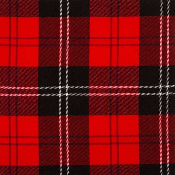 Ramsay Red Modern Tartan Fabrics