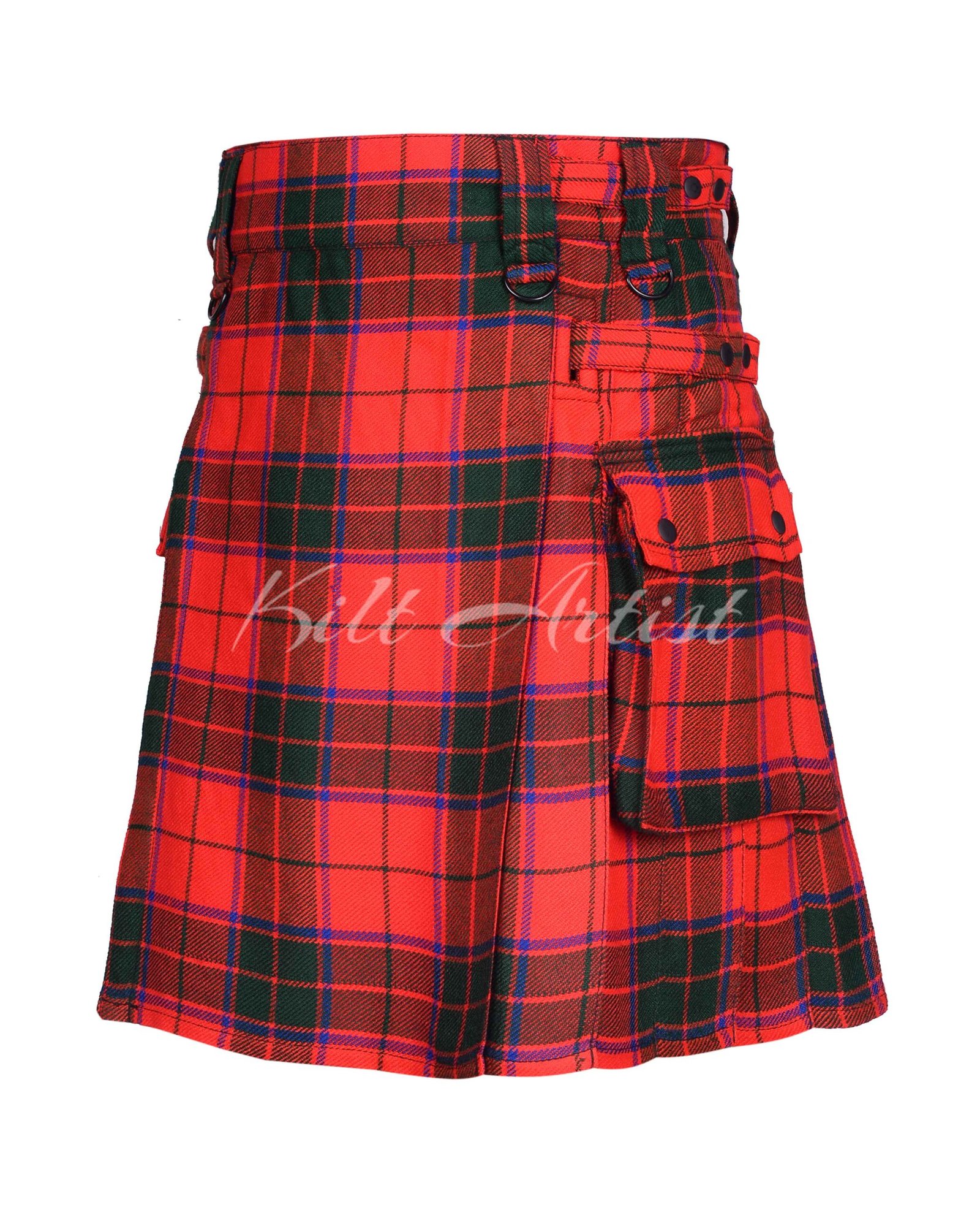 Scottish Rose Tartan Utility Kilt - Image 3