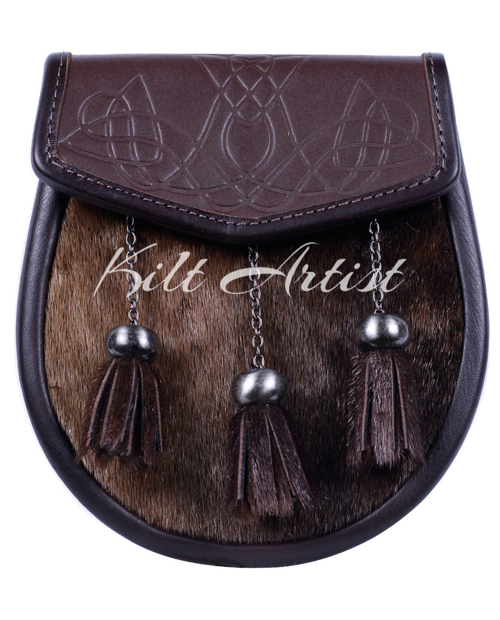 Special Embossed Seal Fur Sporran