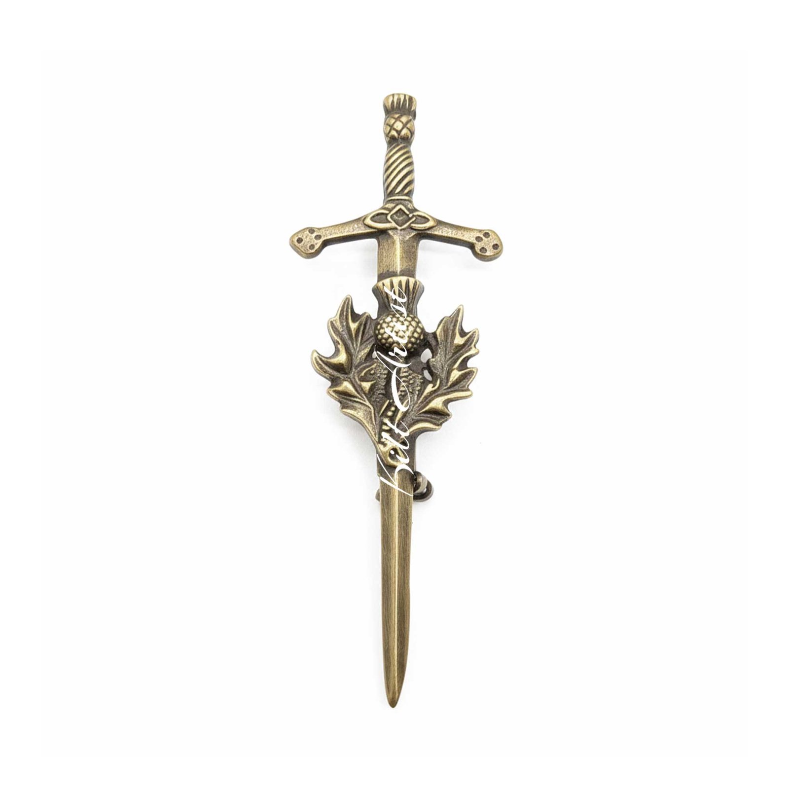 Scottish Thistle Design Kilt Pin