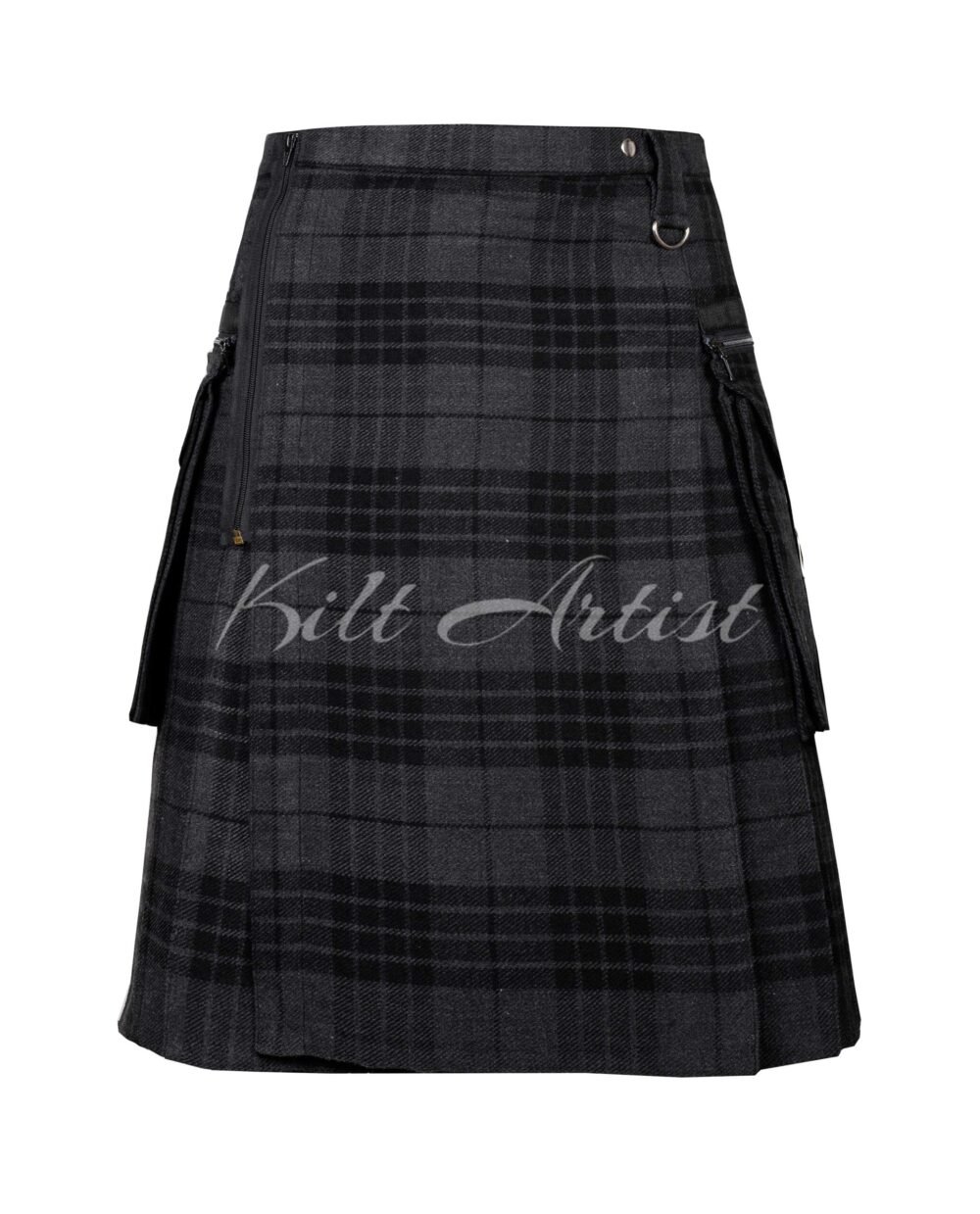 Hamilton Grey Gothic Utility Kilt