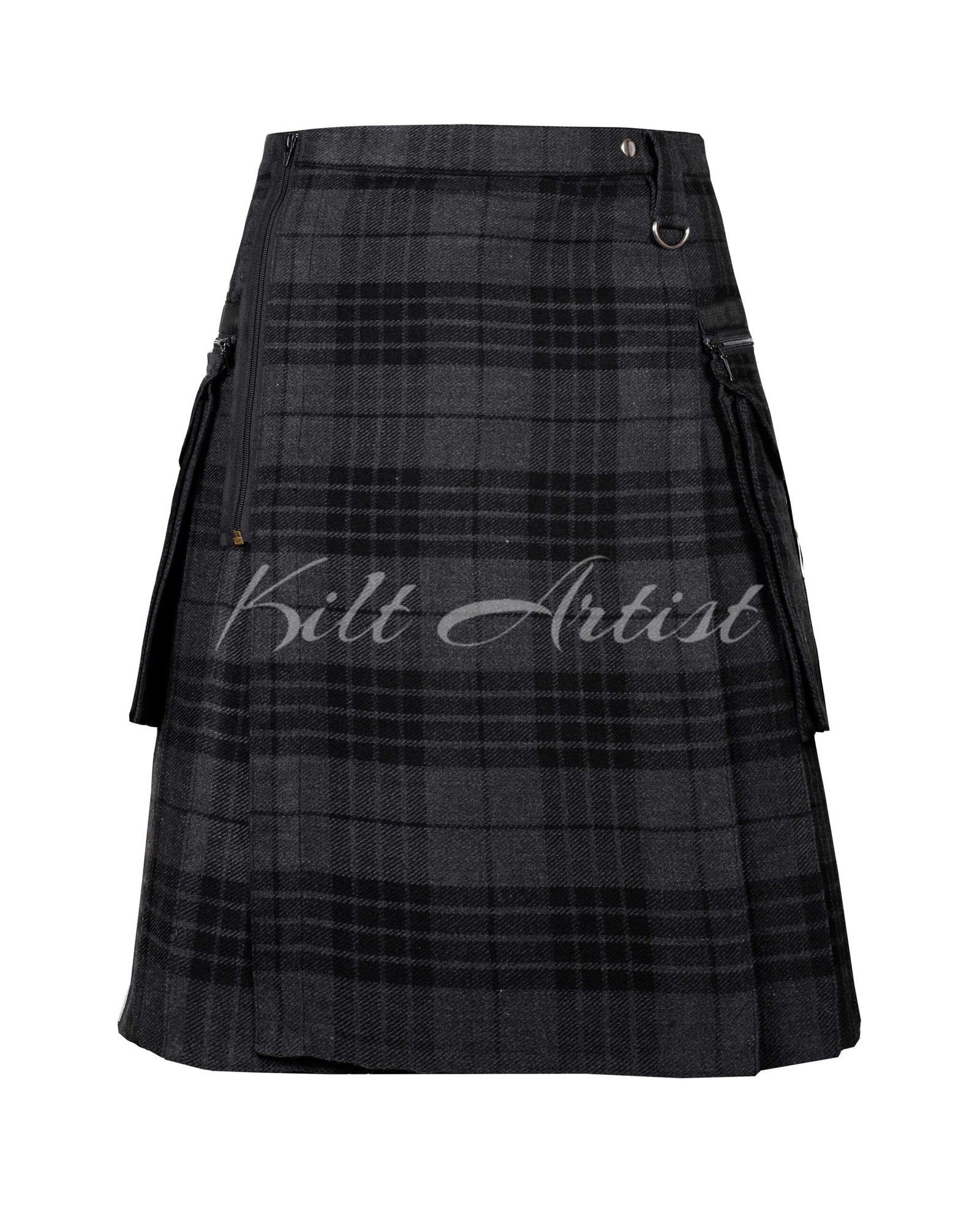 Hamilton Grey Gothic Utility Kilt