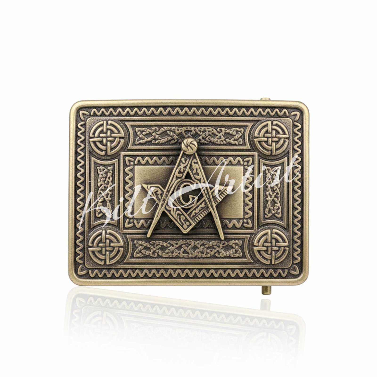 Masonic Scottish Kilt Belt Buckle