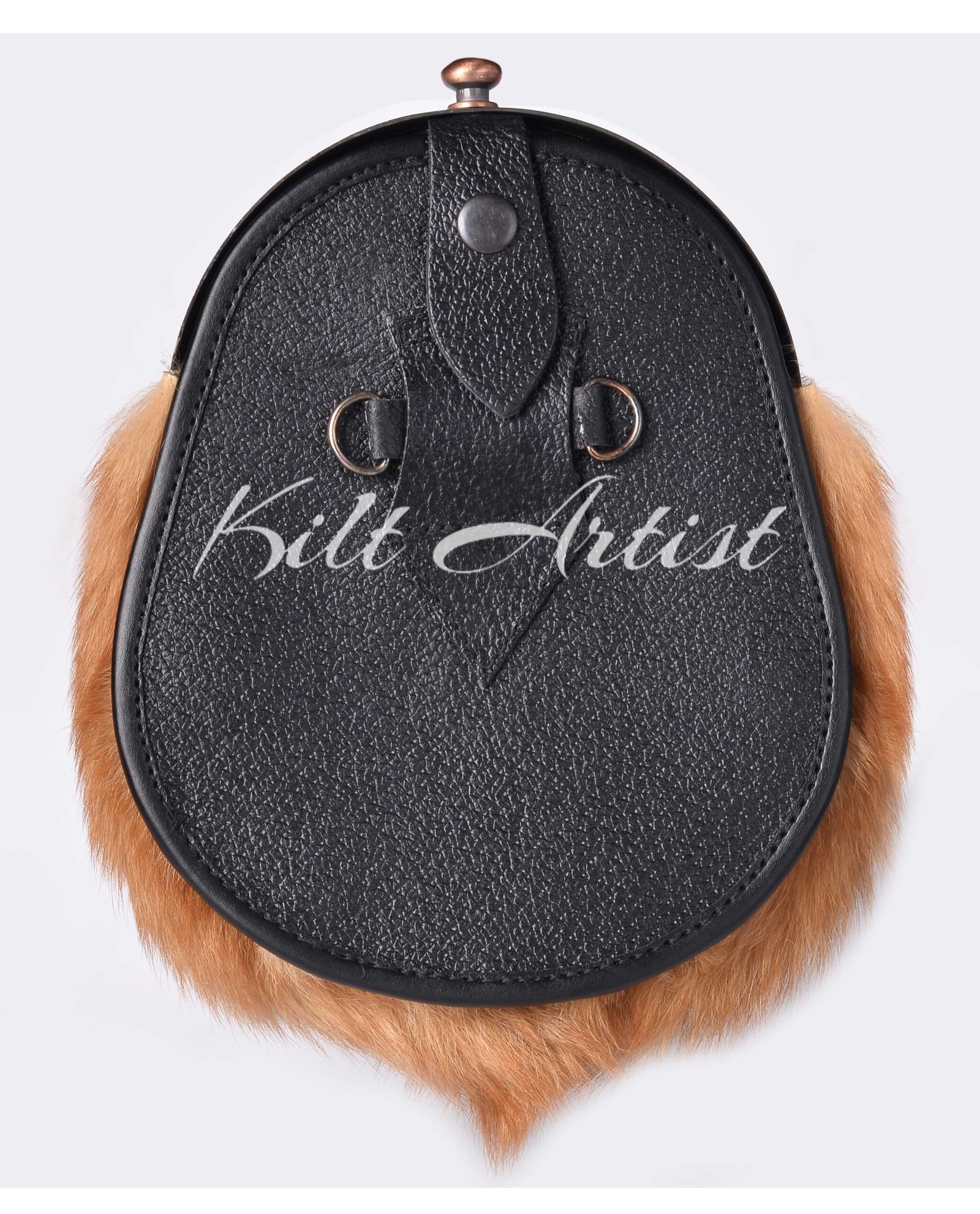 Bronze Thistle Red Fox Full Dress Sporran
