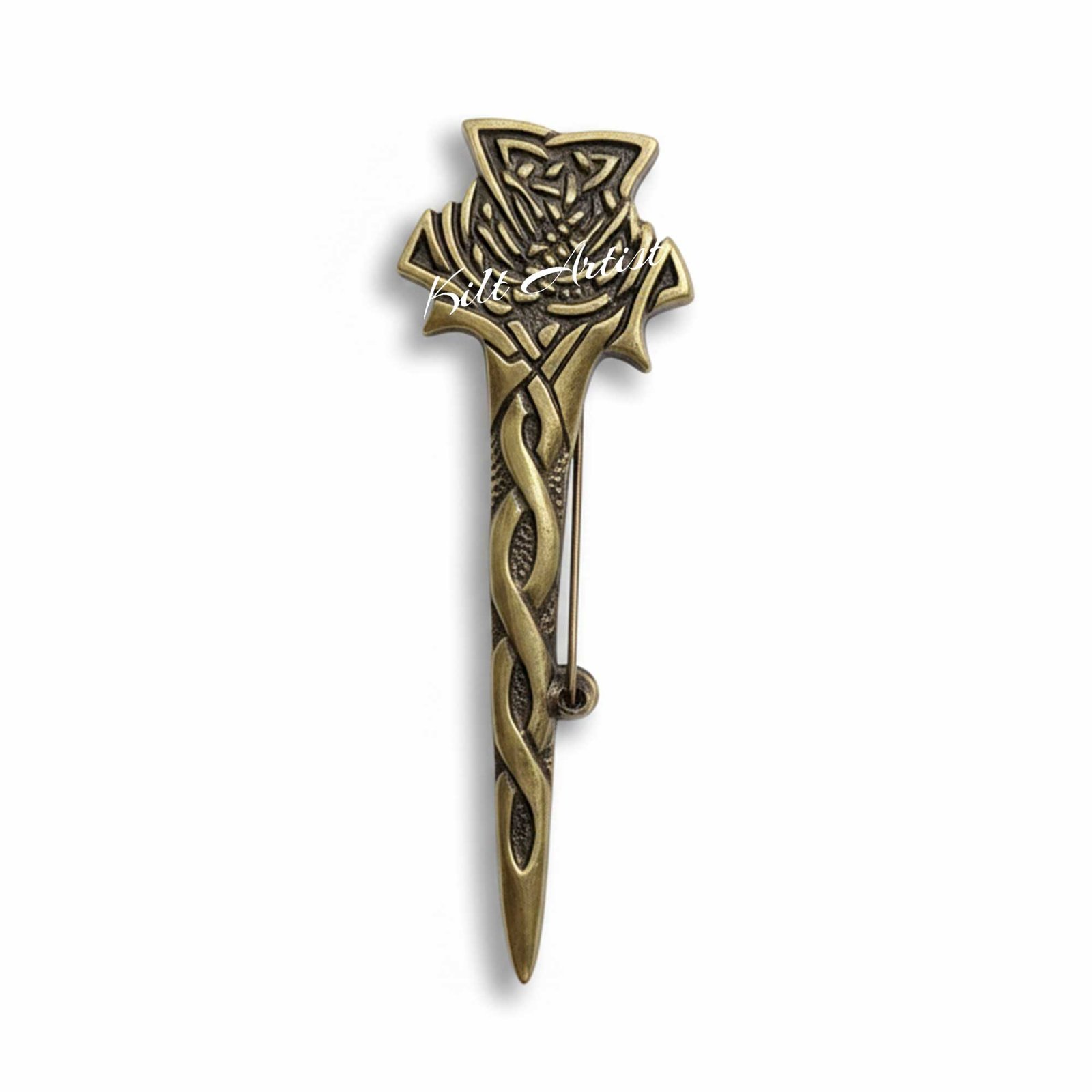 Scottish kilt Pin Brass Antique Metal