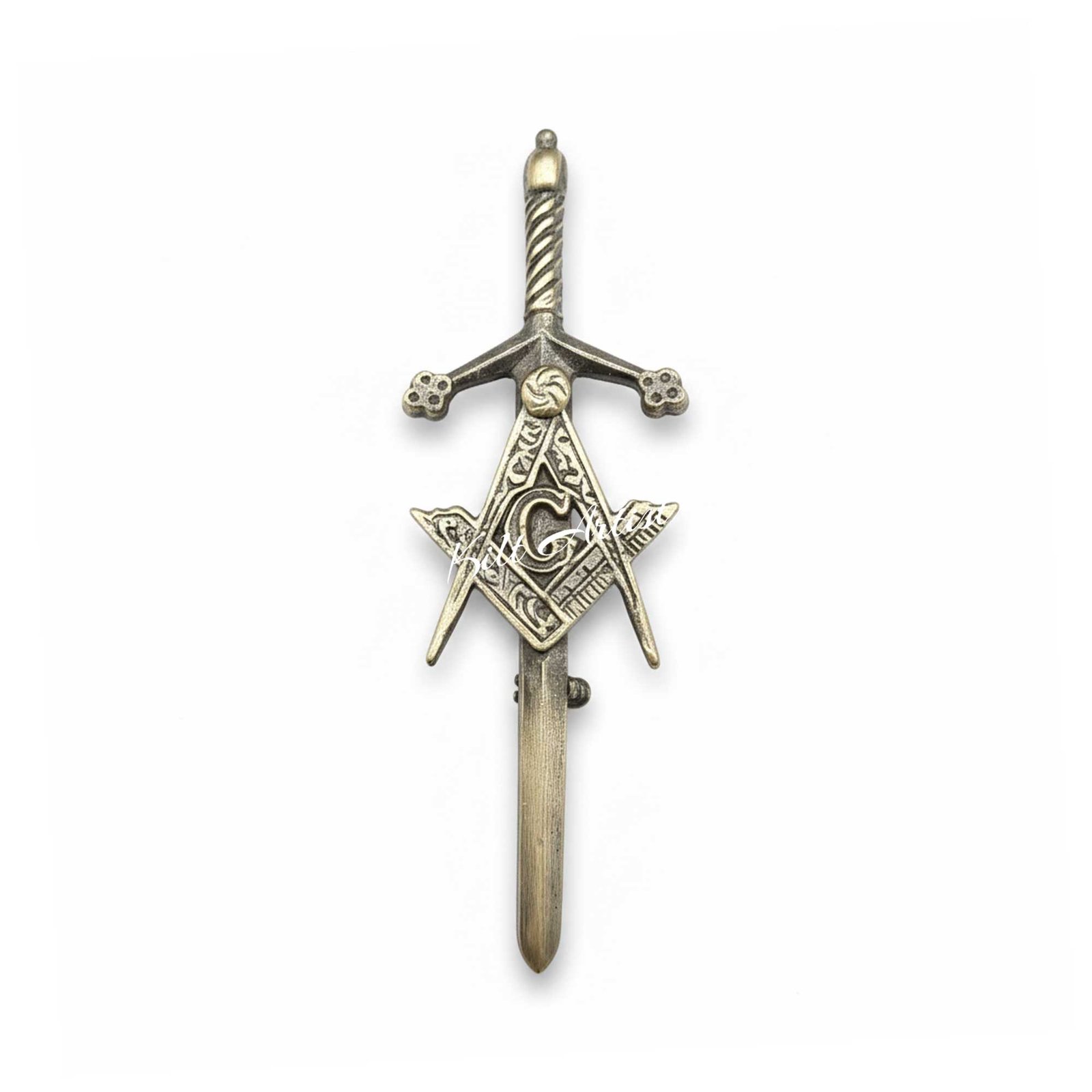 Scottish Masonic kilt pin