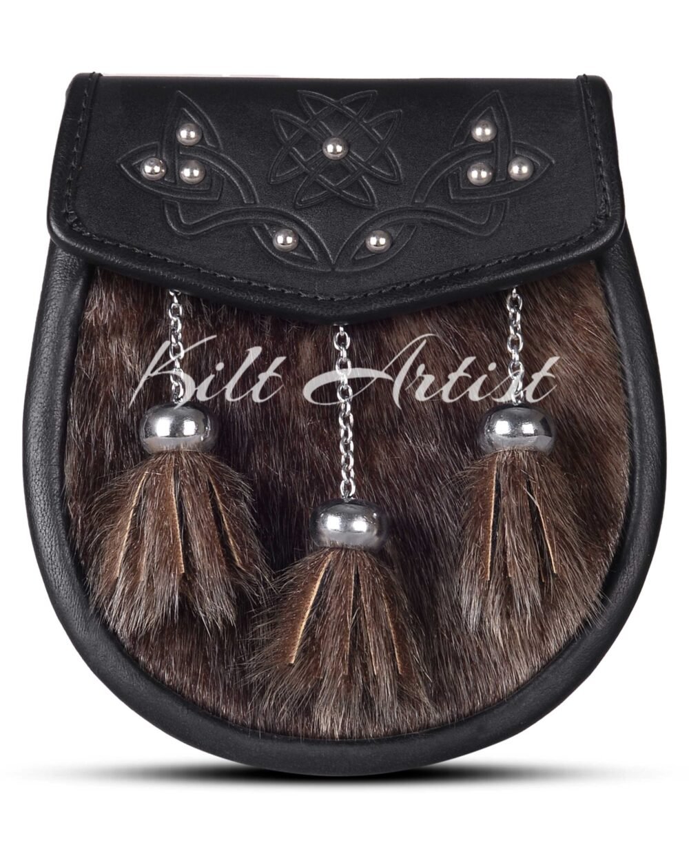 Brown Seal Fur Semi Dress Sporran