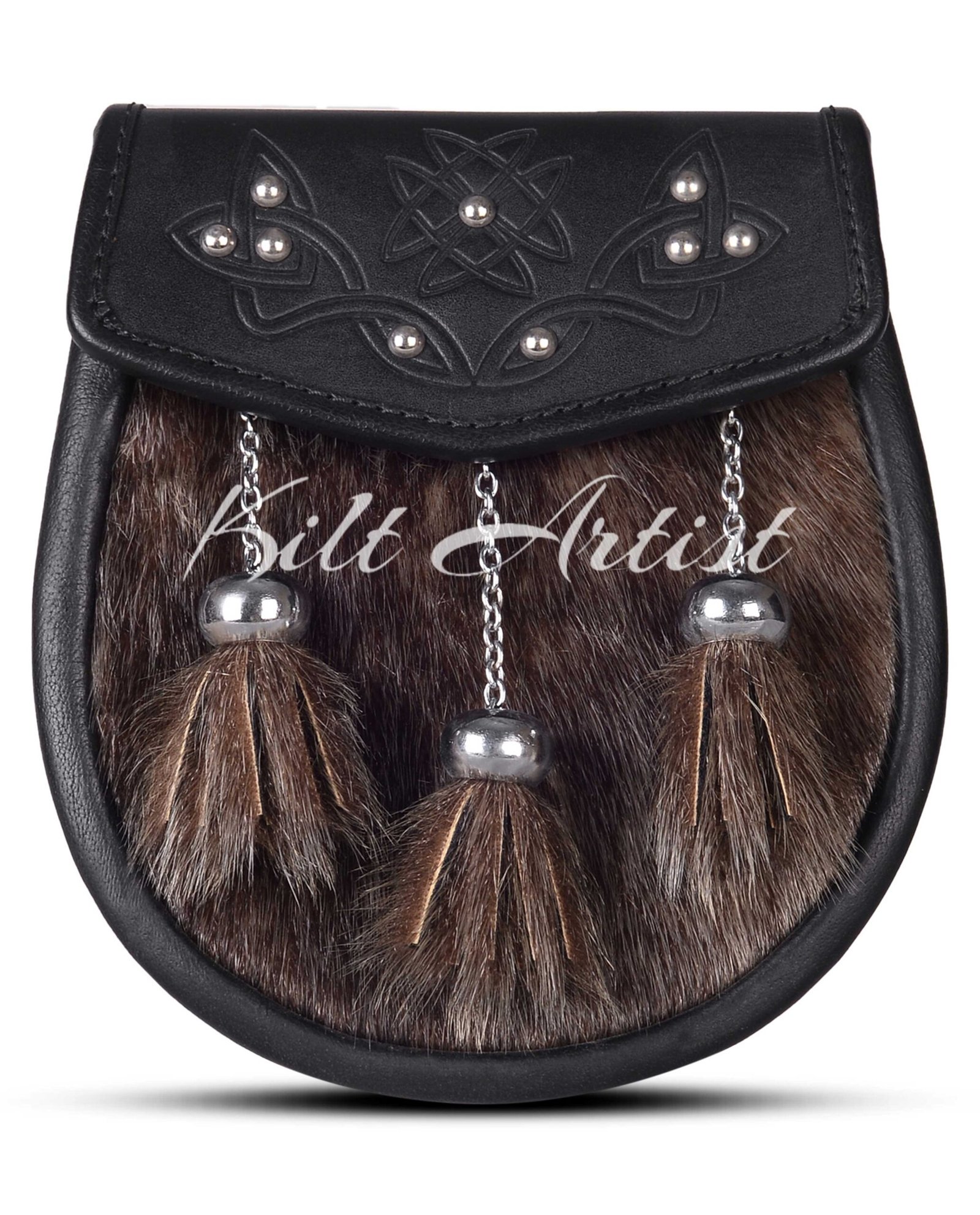 Brown Seal Fur Semi Dress Sporran