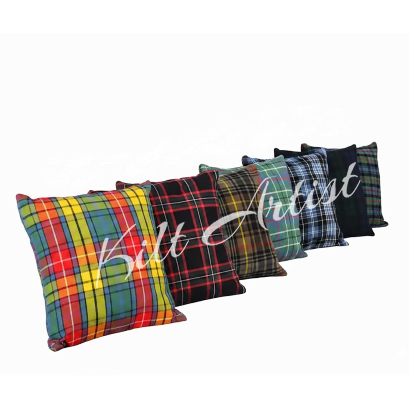 Scottish Tartan Fabric Pillow Covers