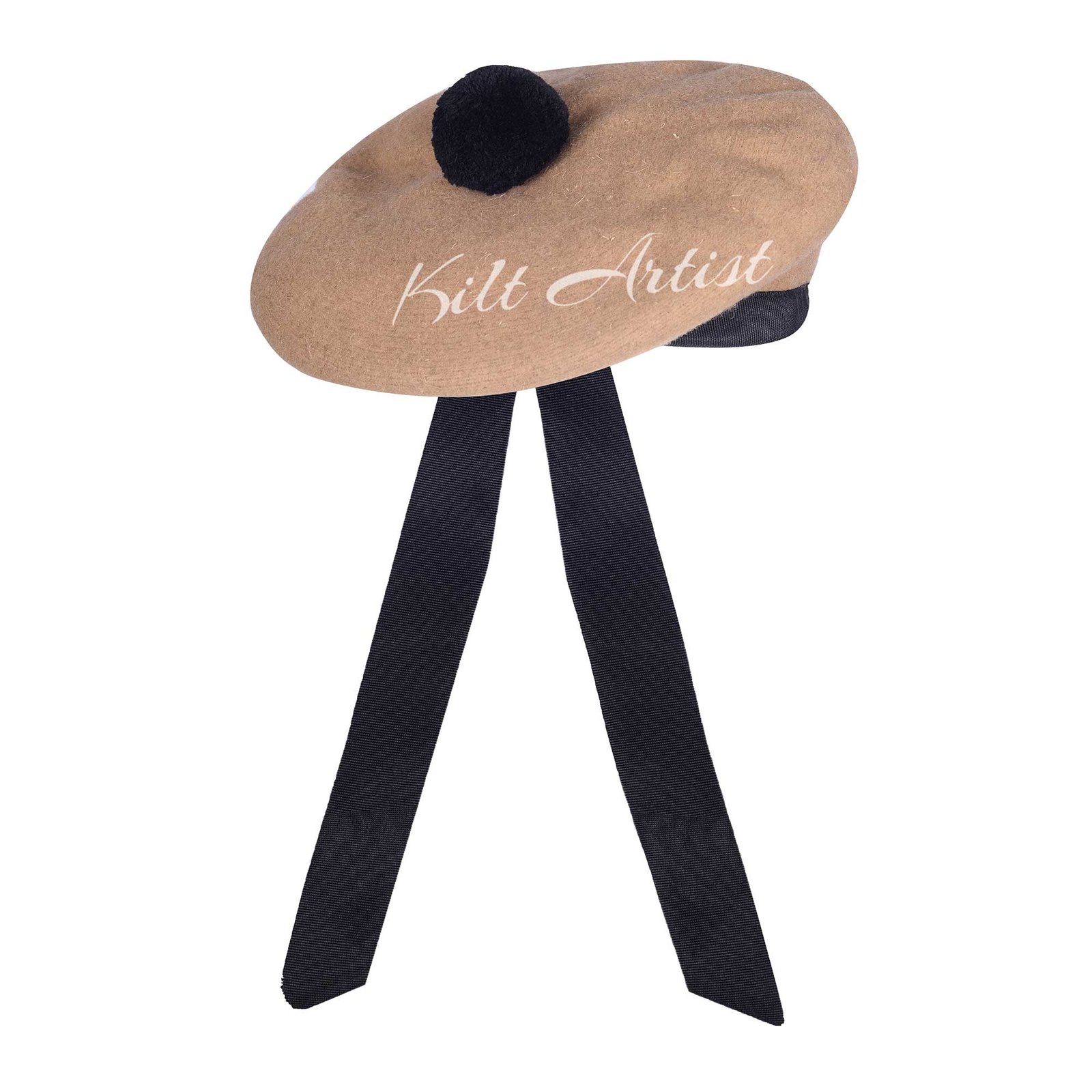 Men's Scottish Tan Wool Balmoral Cap