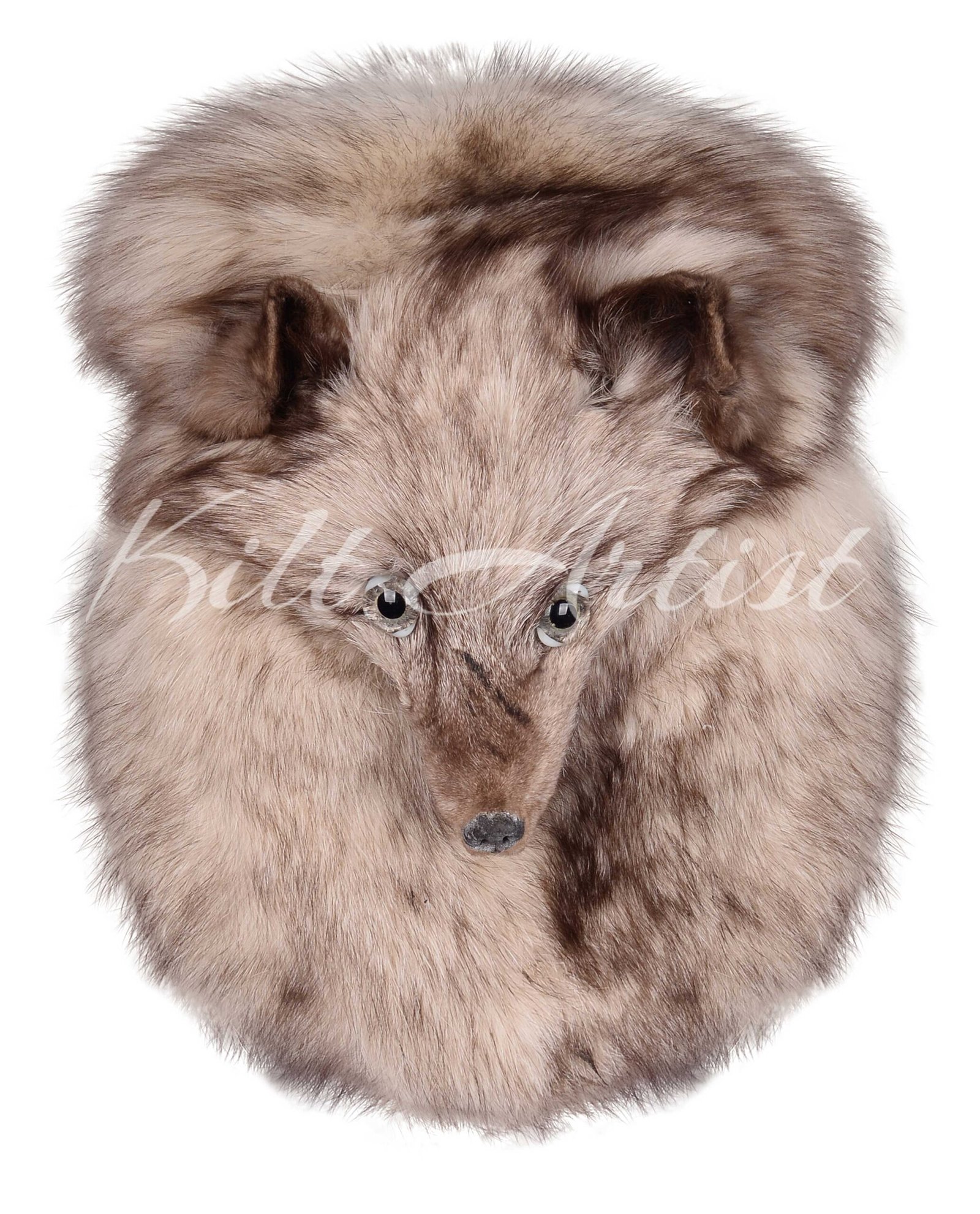Men's Scottish Full Mask Cream Coyote Sporran