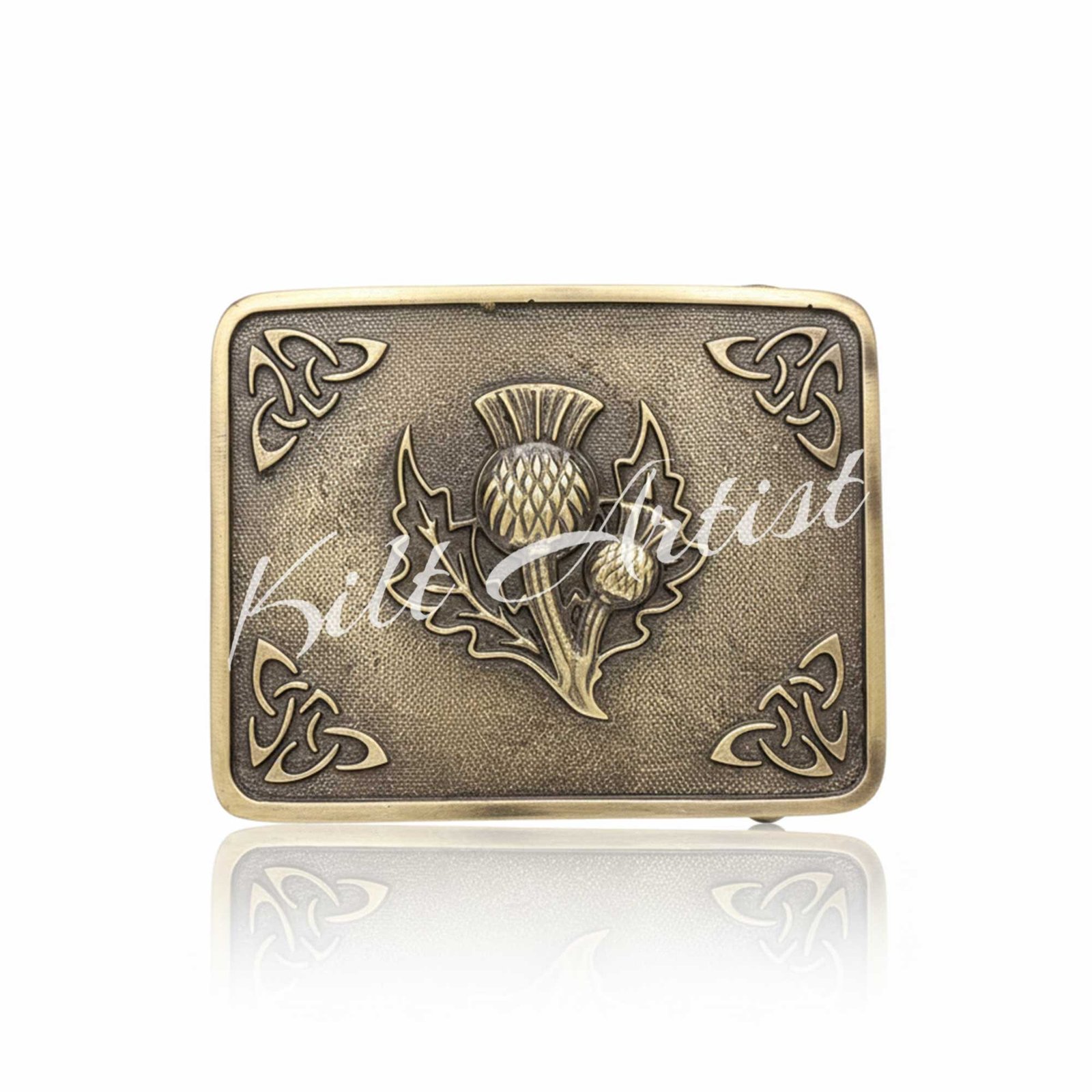 Thistle Scottish Kilt Belt Buckle